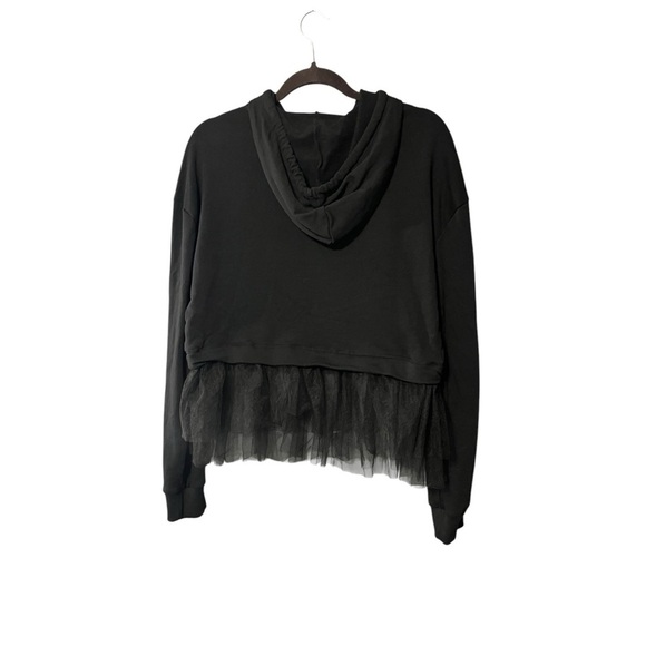 Pilcro Tulle-Hem Hoodie - Picture 4 of 8